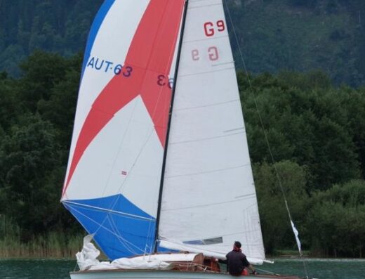 16er Jollenkreuzer auf Trailer