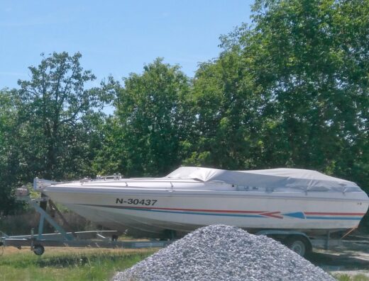 Tullio Abbate Sea Star Steyer M1 DIESEL mit Harbeck Tandem-Trailer