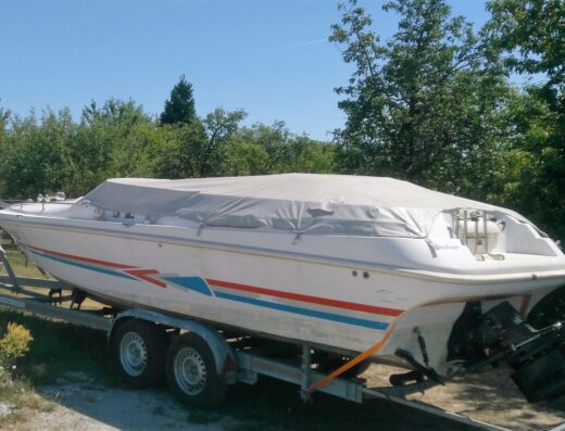 Tullio Abbate Sea Star Steyer M1 DIESEL mit Harbeck Tandem-Trailer