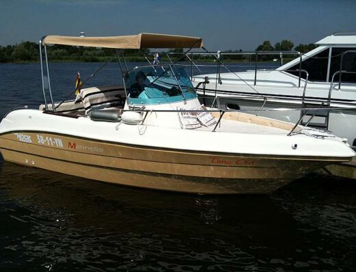 Boot Marinello Tano 645 Sportboot mit Kabine und Tandem Trailer!