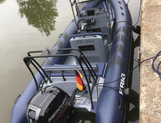 BRIG Navigator 610 auf Trailer 150 PS Merc 2019