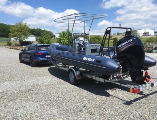 BRIG Navigator 610 auf Trailer 150 PS Merc 2019