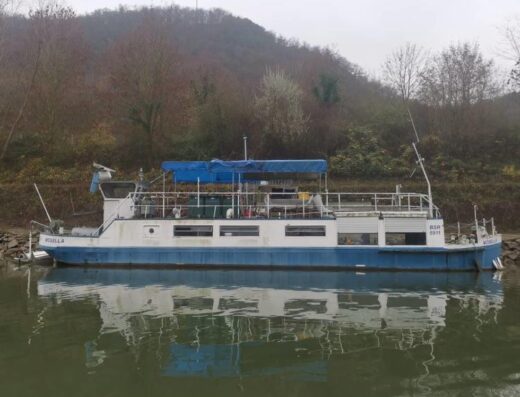Hausboot, Wohnschiff, Wohnboot, Schottelantrieb
