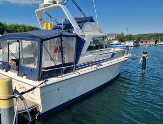 Chris Craft Sedan mit Fly