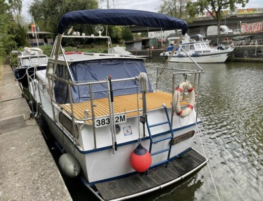 Gepflegte Stahl-Motoryacht mit Pütt & Pann inkl. Winterlager & ggf. Liegeplatz