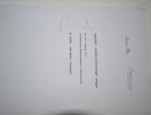 Harbeck Hafentrailer 14.5 to. Segelboot