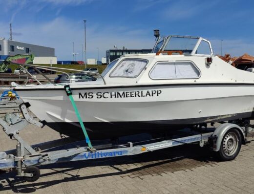 Kajütboot M17 Cruiser, 50 PS Mercury + Trailer