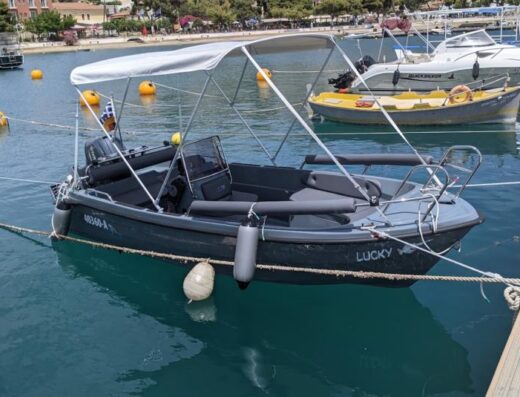 Motorboot mit Trailer Bj.2023 in Griechenland D-Zulassung mit Yamaha 30PS führerscheinfrei in GR zu verkaufen