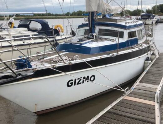 Motorsegler . WIBO1040 Stahlschiff . Segelboot ,  Motorsegler mit Vollkabine