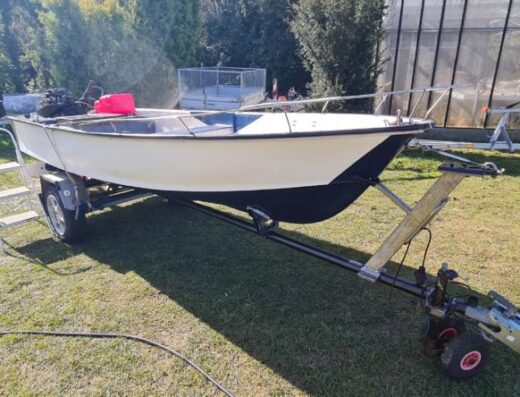 OCKELBO Angelboot aus Schweden mit 15PS Motor und Trailer
