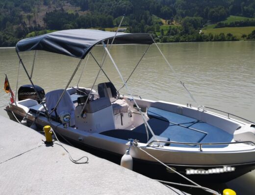 Offenes Sportboot, inkl. Trailer