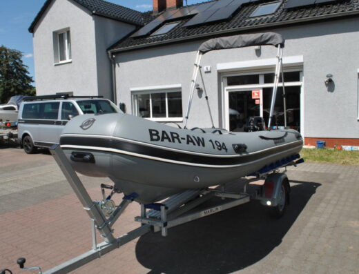 Quicksilver  Alu Rip 420 Festrumpfschlauchboot mit Trailer