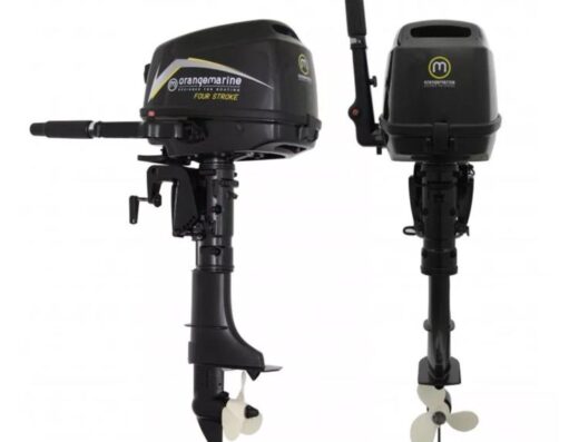 Schlauchboot grau mit Aluboden – 3,20m + Aussenborder ORANGEMARIN