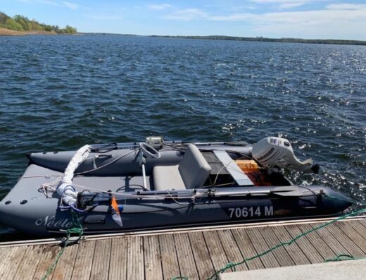 Verkaufe Schlauchboot-Cat 420 | 15 PS – abholbereit auf Trailer (grünes Kennzeichen)