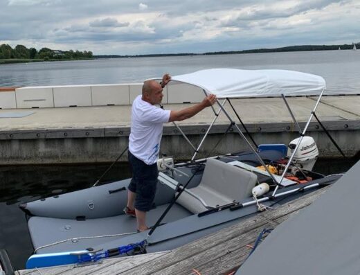 Verkaufe Schlauchboot-Cat 420 | 15 PS – abholbereit auf Trailer (grünes Kennzeichen)