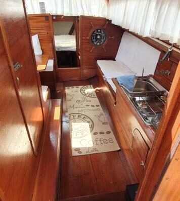Wunderschönes Holzboot