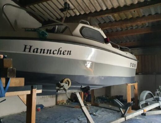 Rauwasserboot mit Kajüte RYDS 435 FC - 15PS Führerscheinfrei